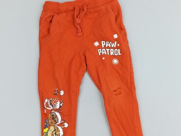 spodenki krótkie pomaranczowe: Sweatpants, SinSay, 3-4 years, 104, condition - Good