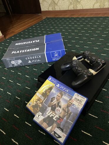 сони плайстайшн: Продается PS4 Состояние 10/10 Джостики 2шь Диск Гта5 Мортал комбат