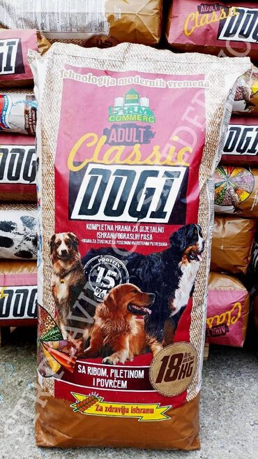 Psi: Dogi classic granule za pse 18kg- 1900 dinara. Predstavljamo Vam Dogy
