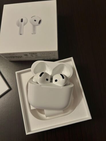 Səs gücləndiriciləri: Yeni Simsiz (Bluetooth) Qulaqcıqlar, Apple, rəng - Ağ