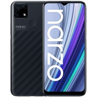 росо м 3: Realme Narzo 30A, Б/у, 32 ГБ, цвет - Черный, 2 SIM