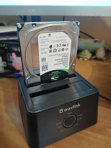 windows surface: Подключение жёсткого диска через usb. Док-станция wavlink на два — 3
