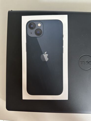 Apple iPhone: IPhone 13, Б/у, 128 ГБ, Pacific Blue, Защитное стекло, Коробка, 86 %