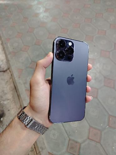 IPhone 14 Pro Max, 128 GB, Deep Purple, Zəmanət, Face ID, Sənədlərlə