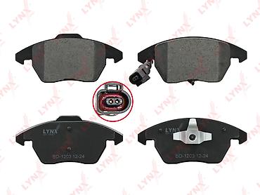 polo kabro: LYNXauto Ön Əyləc Bəndi (Naklatka) BD-1203 AUDI, SEAT, SKODA — 1