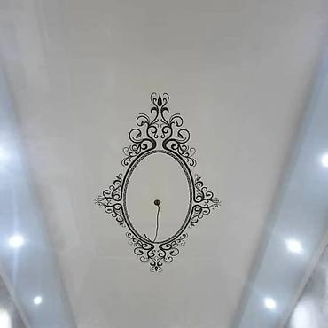 Натяжной потолок: Натяжной потолок Глянцевое Монтаж — 5