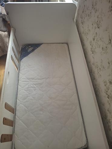 venera mebel: Uşaq beşiyi – ağ və çəhrayı dizayn - Material: laminat/MDF — 4