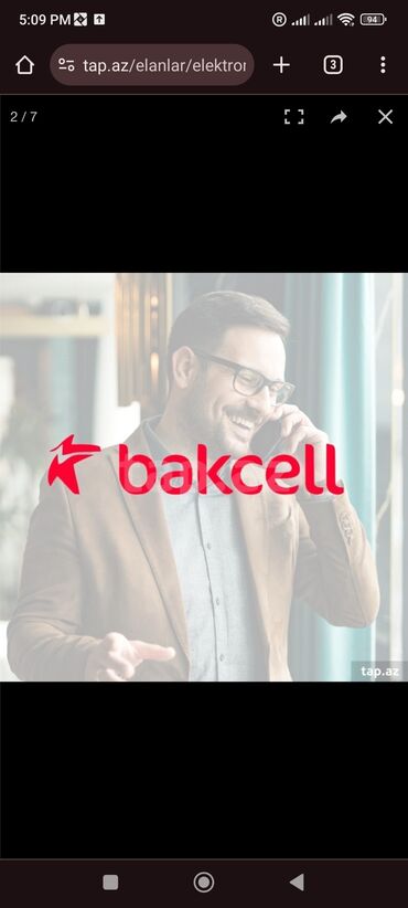 bakcell elaqe telefonu: Nömrə: ( 055 ) ( 7757575 ), İşlənmiş