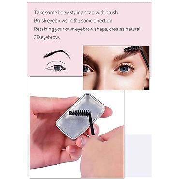 мыло для бровей: Мыло для укладки бровей Ibcccndc Brow Styling Soap, 20 г - Прозрачная — 3