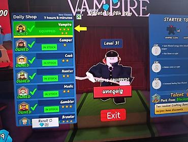 Другие комплектующие: Готовый игровой аватар для Roblox — темный персонаж в стиле — 4