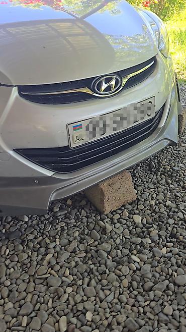 avtomobil bazarı: Hyundai Elantra üçün ön bamper lipi / alt ön əlavə hissə. Şəkillərdə — 3