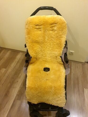 Kolica za bebe: Topla zimska navlaka/``footmuff’’ za kolica sa postavom od prirodne — 12