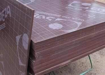 фанера ламинированная: Фанера, Ламинированная, Для строительства, Береза, Для опалубки