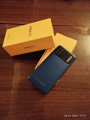 чехол iphone 7: Poco M3, 64 ГБ, цвет - Синий