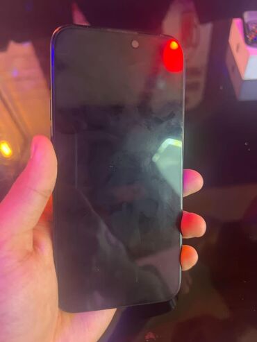 iphone bərdə: IPhone 15 Pro Max, 256 GB, Mavi, Simsiz şarj, Face ID