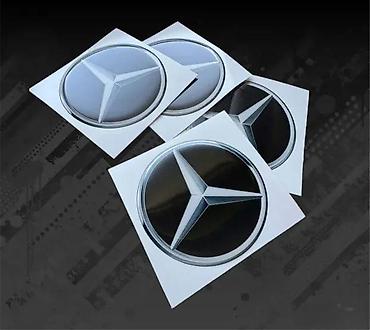smart multimedija: Mercedes Benz 3D Stikeri za felne - Nalepnice za cepove-2595 📌 Opis — 3