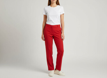 spodnie hello kotty: Dunnes Stores, Material trousers for women, size L