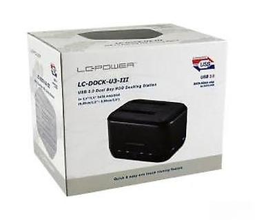 Doking stanice: LC-POWER LC-DOCK-U3-III – USB 3.0 Dual Bay docking stanica za HDD/SSD — 19