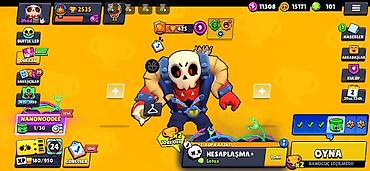 Brawl Stars hesabı – ətraflı məlumat - Kupa: 2535 (maksimum 2539)