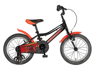 scott srbija: Bicikl kids Visitor Redstriker 16" 9" V-brake + kontra, crno-crveni — 1