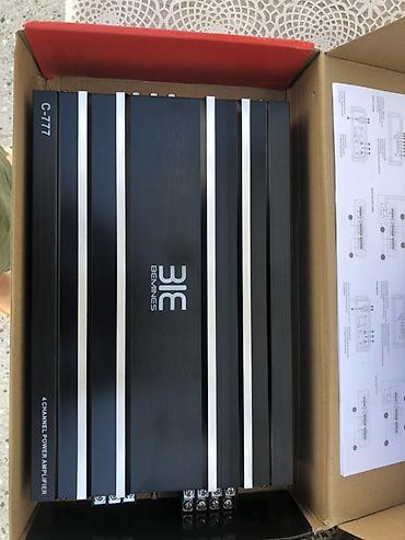 dj aparati satilir: BEMINES C-777 avtomobil gücləndiricisi - 4 kanallı power amplifier – — 4
