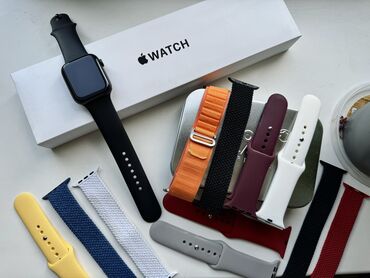 Наручные часы: Продаю Apple Watch SE 44mm, в отличном состоянии. Комплект полный, с