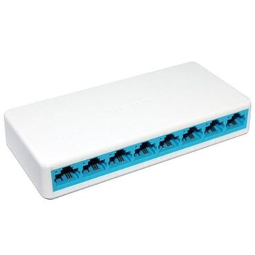 вентиляторы для ноутбука: Коммутатор Mercury S108C 8 портов Ethernet 10/100 Мбит/сек, BOX Q200