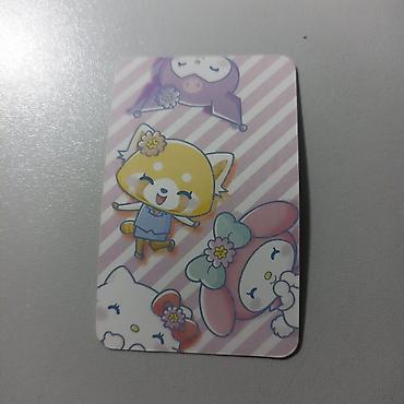 hello kitty oyuncaq: ORGİNAL SANRİO PC. İSTİFADƏ OLUNMAYIB. KART + HƏDİYYƏ🎁(STİCKERLƏR — 4