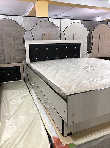 Спальные гарнитуры: Спальный гарнитур, Б/у, Двухъярусная кровать, Шкаф, Комод, Самовывоз, цвет - Бежевый — 3