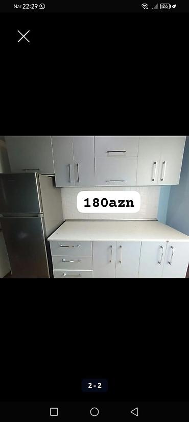 Mətbəx mebel satılır səliqəli islenb ölçüsü 2m 20sm Evden cxmaılıdr
