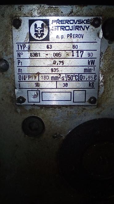 Оборудование для производства: Sənaye elektrik mühərriki və reduktor komplekti - İstehsalçı: MEZ — 3
