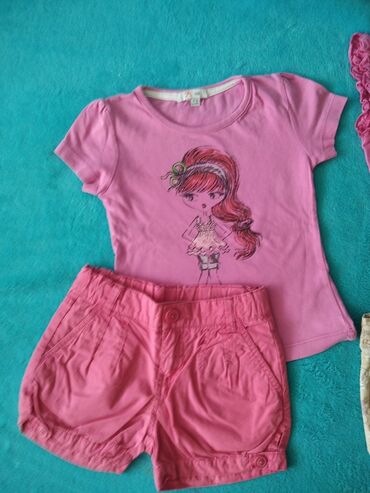 Paketi dečije odeće: Paket: Majice, Šortsevi, Za devojčice, uzrast: 3 godine — 9