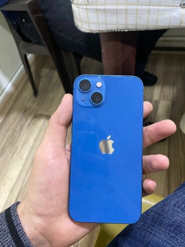 iphon xr: IPhone 13, 128 ГБ, Голубой, Гарантия, Отпечаток пальца, Беспроводная зарядка