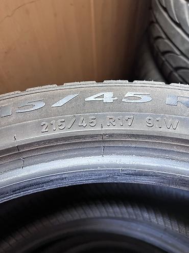 w211 e55 amg kompressor: Шины 215 / 45 / R 17, Лето, Б/у, Комплект, Легковые, Pirelli — 4