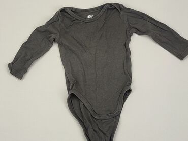 body niemowlęce czarne: Body, H&M, 3-6 m, 
stan - Dobry