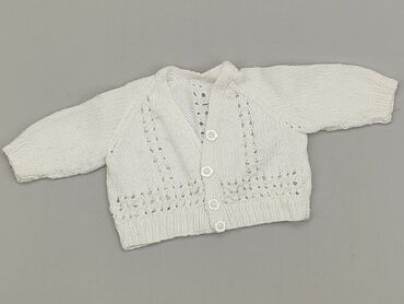 biały sweterek do chrztu: Cardigan, Newborn baby, condition - Fair