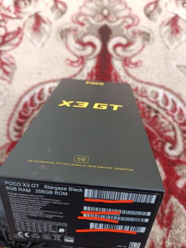телефон кыргызстан: Poco X3 GT, Б/у, 256 ГБ, цвет - Черный, 2 SIM