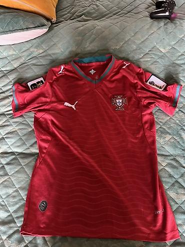 Kişi geyimləri: Futbolka, Puma, S, rəng - Qırmızı — 1