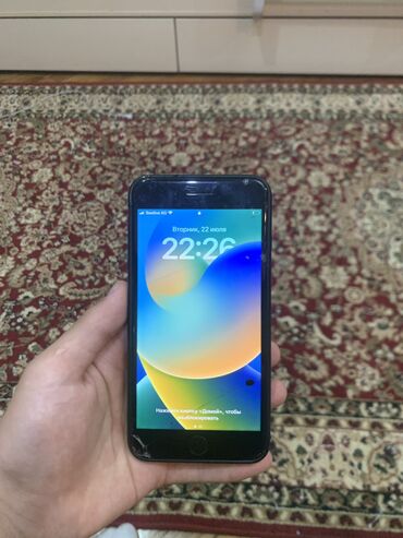 айфон 8 цена в бишкеке 256 гб бу: IPhone 8 Plus, Колдонулган, 64 ГБ, Black Titanium, Коргоочу айнек, Каптама, 100 %
