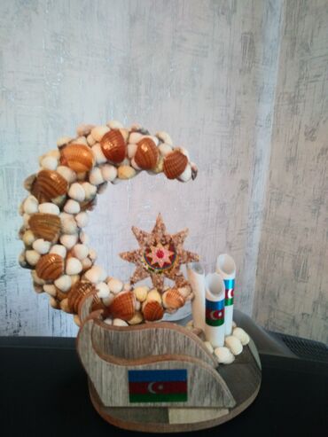 Şəkillər, tablolar: Məhsul: Dekorativ əl işləri – divar asılqanları - Material: təbii — 27