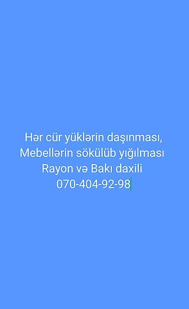темир алабыз бишкек: Hercur yüklərin daşınması Mebellerin sökülüb yığılması rayon və Bakı — 1