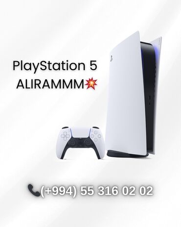 playstation 5 qiymeti irşad: PlayStation 5 konsolu yeni ve ikinci el yuksek qiynetle Alisi. Elaqe
