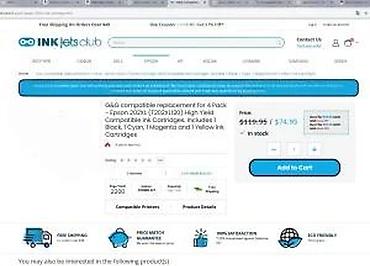 Skeneri: Kingway 202XL kompatibilni set kertridža za štampač – visokog — 10