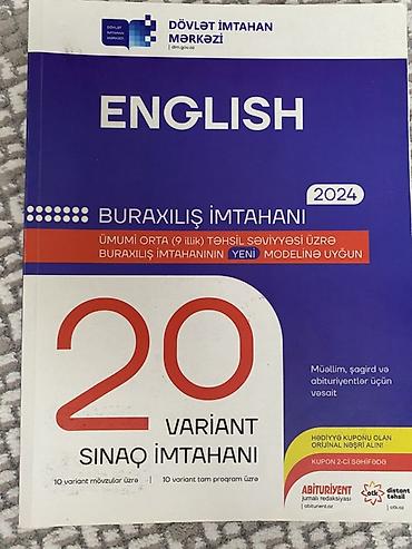 tibbi formalarin satisi: Məhsul: “English – Buraxılış İmtahanı 2024” vəsaiti İÇİ YAZILMAYIB — 1