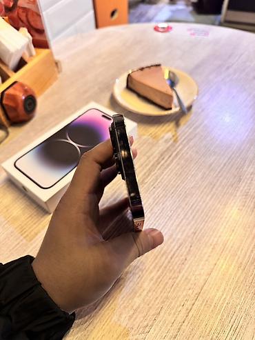 Apple iPhone: IPhone 14 Pro Max, Б/у, 256 ГБ, Deep Purple, Коробка, 78 % — 5