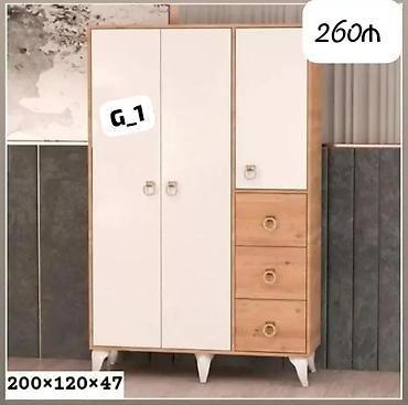 dolap ofis: G_1 model şkaf - Ölçülər: 200 × 120 × 47 sm - Qiymət: 260₼ (şəkildə — 1