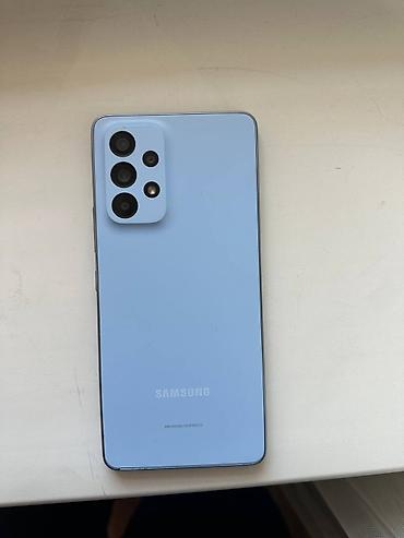 Samsung Galaxy A53 5G, Колдонулган, 256 ГБ, түсү - Көгүлтүр, 2 SIM