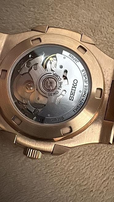 Наручные часы: Seiko avtomatik qol saatı - Korpus və bilərzik: qızılı tonlu — 2