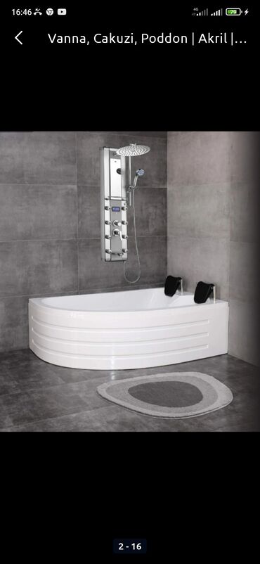 Cakuzi vannalar: Yeni Cakuzi vanna Motorlu, Pulsuz çatdırılma -da lalafo.az — 9 Cakuzi vannalar: Yeni Cakuzi vanna Motorlu, Pulsuz çatdırılma — 9