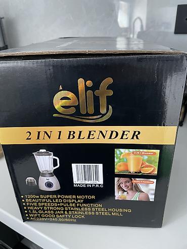 Blenderlər: 📌 2in 1 Elif blender. Həm blender gözü, həm də kofemolkası — 2